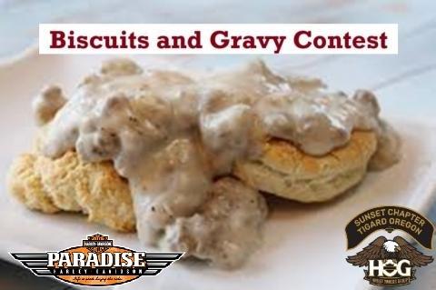 NEW DATE - Biscuits & Gravy Contest | Sunset Chapter #1814 | Tigard
